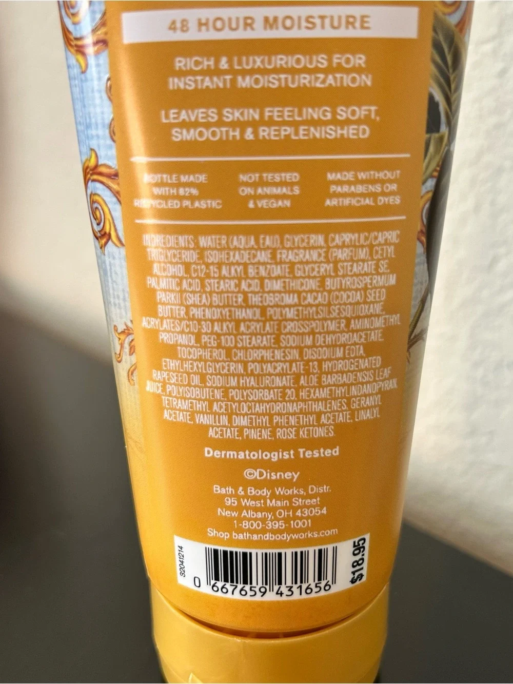 Bath & Body Works x Disney Princess Belle Ultimate Hydration Body Cream